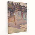 Modern Wall Art - Scenic Village Landscape - Unique Gypsy Camp Print