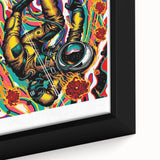 Foo Fighters Retro Wall Art - Vintage Psychedelic Space Poster