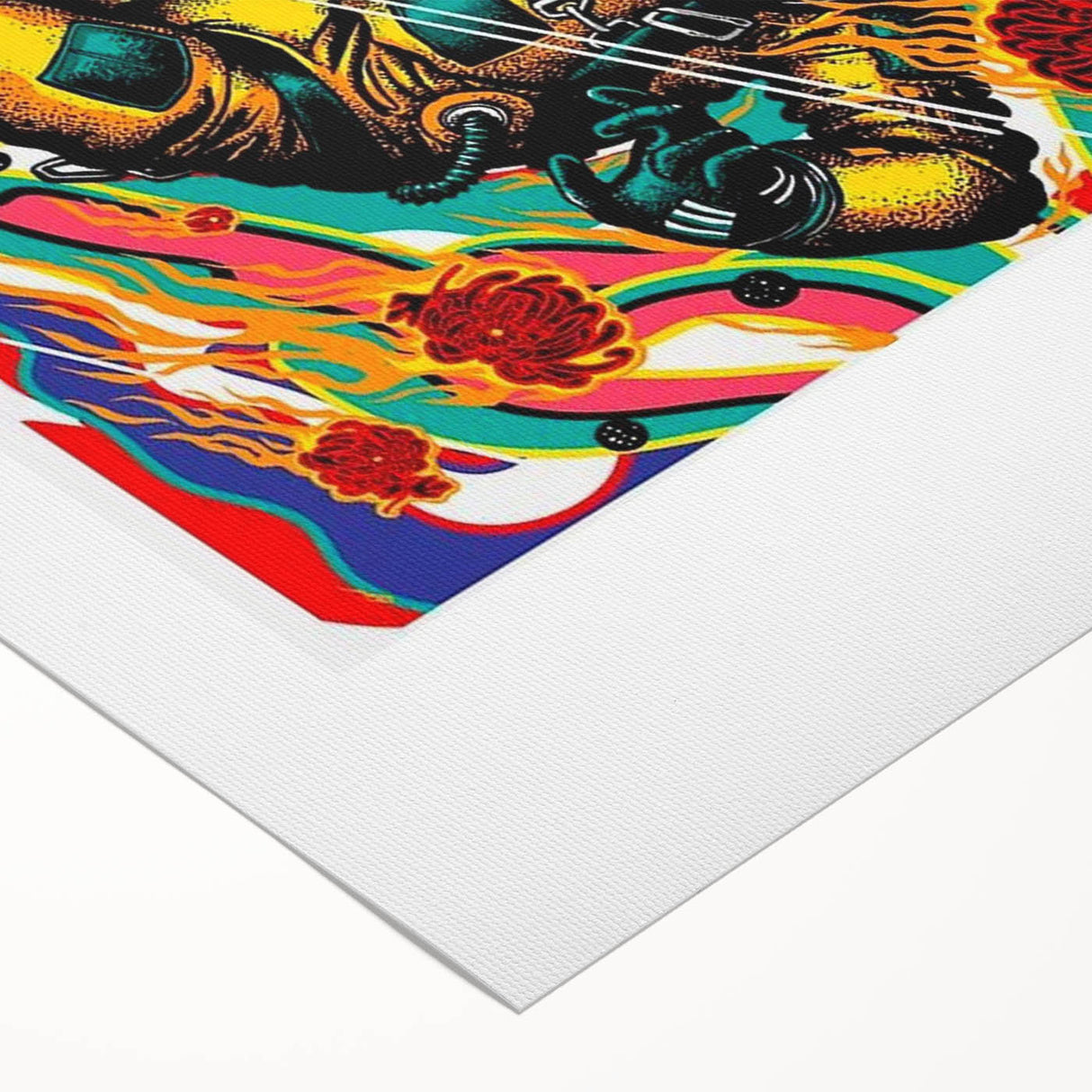 Foo Fighters Retro Wall Art - Vintage Psychedelic Space Poster