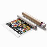 Foo Fighters Retro Wall Art - Vintage Psychedelic Space Poster