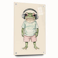 Cool Frog Nursery Wall Art - Baby Room Decor & Kids Room Art Prints