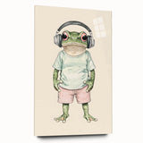 Cool Frog Nursery Wall Art - Baby Room Decor & Kids Room Art Prints
