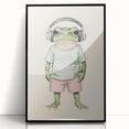 Cool Frog Nursery Wall Art - Baby Room Decor & Kids Room Art Prints
