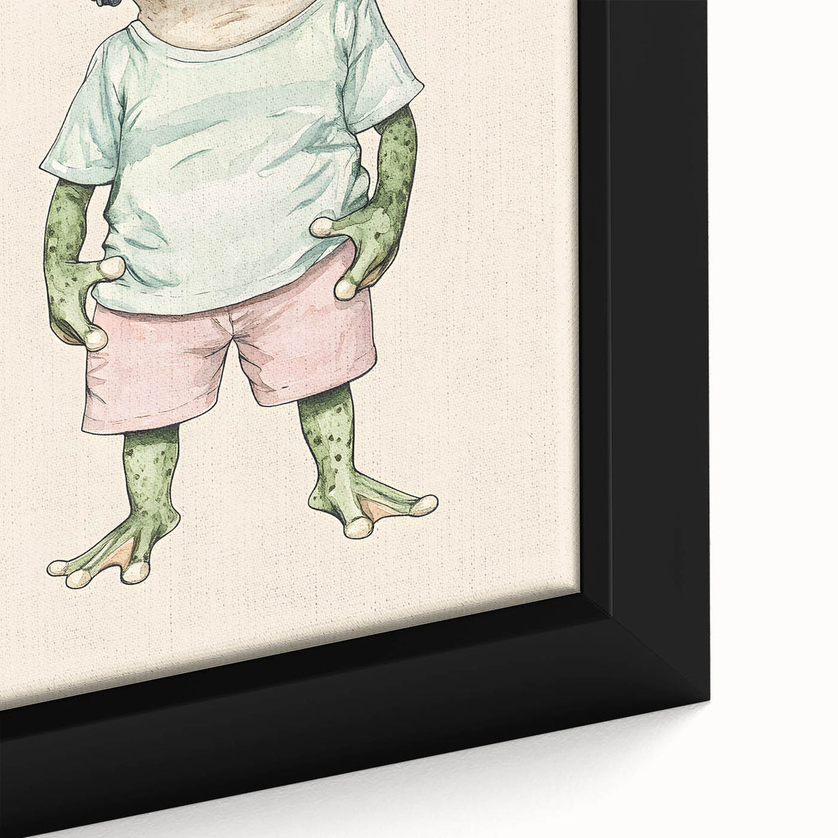 Cool Frog Nursery Wall Art - Baby Room Decor & Kids Room Art Prints
