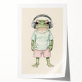 Cool Frog Nursery Wall Art - Baby Room Decor & Kids Room Art Prints