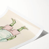 Cool Frog Nursery Wall Art - Baby Room Decor & Kids Room Art Prints