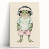 Cool Frog Nursery Wall Art - Baby Room Decor & Kids Room Art Prints
