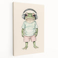 Cool Frog Nursery Wall Art - Baby Room Decor & Kids Room Art Prints