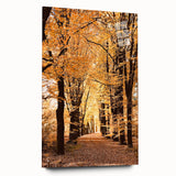 Large abstract wall art featuring swirling autumn colors on acrylic glass, ideal for bedroom or dining room decor.