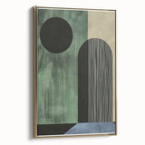 Acrylic Dining Room Artwork - Geometric Canvas Art for Dining Area