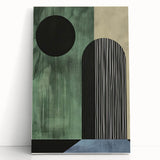 Acrylic Dining Room Artwork - Geometric Canvas Art for Dining Area