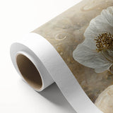 Abstract floral wall art on rolled canvas showcasing vibrant colors and intricate patterns, ideal for modern home decor. Packaged securely in a cardboard tube for easy transport.