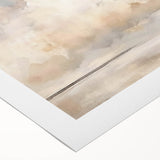 Abstract landscape wall art print on rolled canvas, showcasing vibrant colors and dynamic brush strokes, perfect for modern home decor or office spaces.