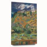 Abstract Expressionist Landscape - Vibrant Expressionism Wall Decor