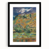 Abstract Expressionist Landscape - Vibrant Expressionism Wall Decor