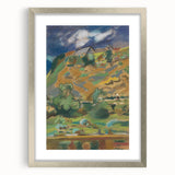 Abstract Expressionist Landscape - Vibrant Expressionism Wall Decor