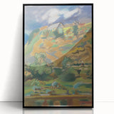 Abstract Expressionist Landscape - Vibrant Expressionism Wall Decor