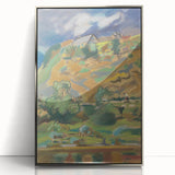 Abstract Expressionist Landscape - Vibrant Expressionism Wall Decor