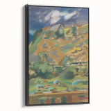 Abstract Expressionist Landscape - Vibrant Expressionism Wall Decor