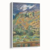 Abstract Expressionist Landscape - Vibrant Expressionism Wall Decor