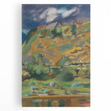 Abstract Expressionist Landscape - Vibrant Expressionism Wall Decor