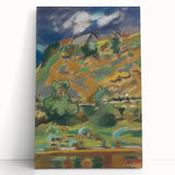 Abstract Expressionist Landscape - Vibrant Expressionism Wall Decor