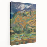 Abstract Expressionist Landscape - Vibrant Expressionism Wall Decor