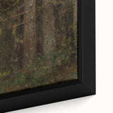 Impressionism Wall Art - Forest Interior Scene - Moody Woodland Art Print