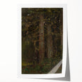 Impressionism Wall Art - Forest Interior Scene - Moody Woodland Art Print
