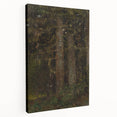 Impressionism Wall Art - Forest Interior Scene - Moody Woodland Art Print