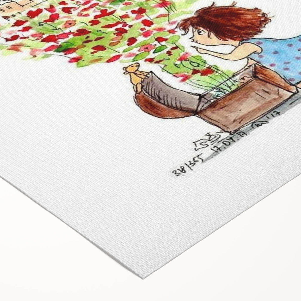 London Dream Watercolor Print - Children's Wall Decor
