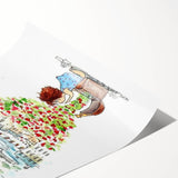London Dream Watercolor Print - Children's Wall Decor