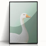 Elegant Goose Nursery Wall Art - Baby Room & Kids Room Decor