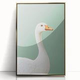Elegant Goose Nursery Wall Art - Baby Room & Kids Room Decor