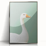 Elegant Goose Nursery Wall Art - Baby Room & Kids Room Decor