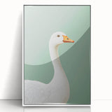 Elegant Goose Nursery Wall Art - Baby Room & Kids Room Decor