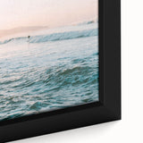 Extra large framed canvas featuring a textured, colorful abstract design with black accents, ideal for living room decor.