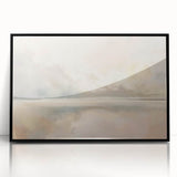 Framed black abstract landscape wall art featuring vibrant colors and dynamic shapes, ideal for modern home decor, showcasing an artistic perspective on nature.