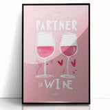 Large abstract wall art featuring vibrant orange and teal swirls on a black acrylic framed print.