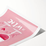 Extra large rolled print featuring line art flowers in black on a white background, ideal for large living room wall art.