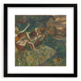 Four Dancers by Degas: Graceful Ballerinas in Pastel Wall Art