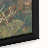 Four Dancers by Degas: Graceful Ballerinas in Pastel Wall Art