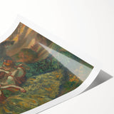 Four Dancers by Degas: Graceful Ballerinas in Pastel Wall Art