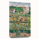 Modern Wall Art - Tranquil Rainy Landscape Scene - Nature Art Print