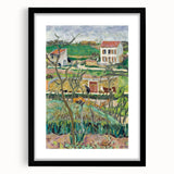 Modern Wall Art - Tranquil Rainy Landscape Scene - Nature Art Print