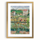 Modern Wall Art - Tranquil Rainy Landscape Scene - Nature Art Print