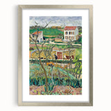 Modern Wall Art - Tranquil Rainy Landscape Scene - Nature Art Print