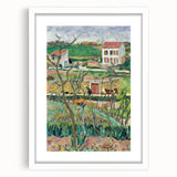 Modern Wall Art - Tranquil Rainy Landscape Scene - Nature Art Print