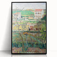 Modern Wall Art - Tranquil Rainy Landscape Scene - Nature Art Print