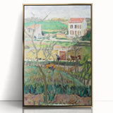 Modern Wall Art - Tranquil Rainy Landscape Scene - Nature Art Print